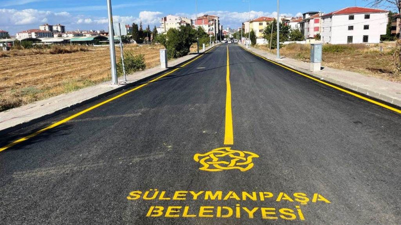 SÜLEYMANPAŞA'DA YOL ÇALIŞMALARI ARALIKSIZ DEVAM EDİYOR