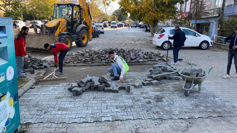 SÜLEYMANPAŞA'DA YOL ÇALIŞMALARI DEVAM EDİYOR